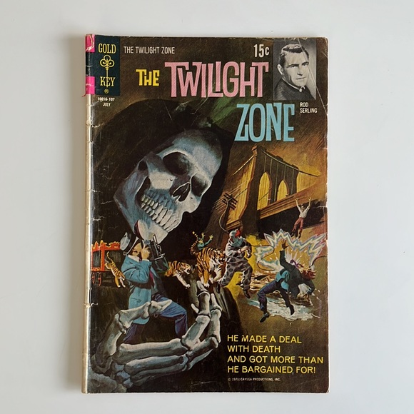 THE TWILIGHT ZONE #38 #54 #80 Rod Serling Gold Key Lot of 3 Horror Comics - Picture 2 of 16